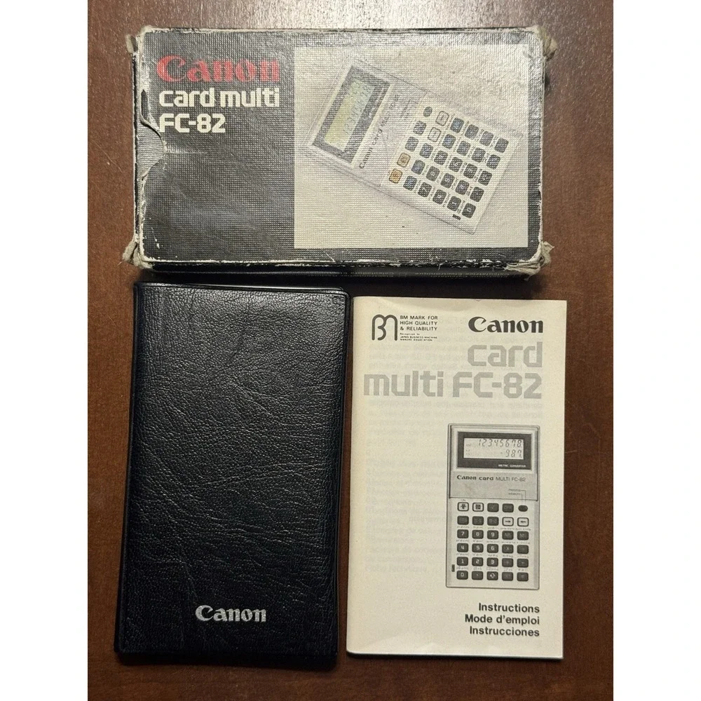 Vintage Canon Card Multi FC-82 Metric Conversion Display Mode Power/Memory Mode